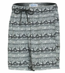 Men's Batik Floral Swim Trunks 6 Men's Batik Floral Swim Trunks -TYR Sales 7403409309864 black 2a