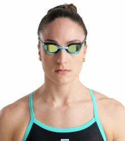 Arena Cobra Ultra Swipe Antifog Mirror Goggle -TYR Sales 7413369471144 aquablack 4a