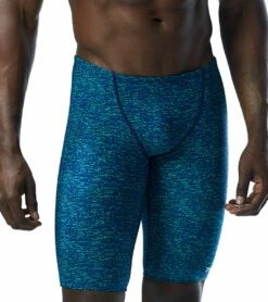 TYR Men's Lapped Jammer Swimsuit 14 TYR Men's Lapped Jammer Swimsuit -TYR Sales 7415984226472 bluegreen 5a