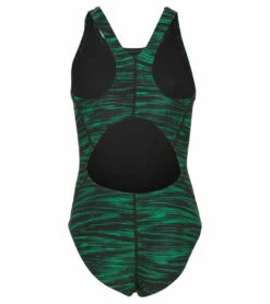 TYR Girls' Fizzy Maxfit One Piece Swimsuit 5 TYR Girls' Fizzy Maxfit One Piece Swimsuit -TYR Sales 7415988617384 green 2a
