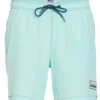 Men's Solid Contrast Swim Trunks -TYR Sales 7420761768104 aqua 1a