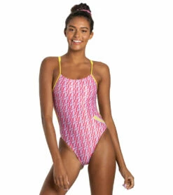 Sporti X Alex & Gretchen Walsh XOXO Tracy Double Strap One Piece Swimsuit 14 Sporti X Alex & Gretchen Walsh XOXO Tracy Double Strap One Piece Swimsuit -TYR Sales 7424673677480 pink 5a