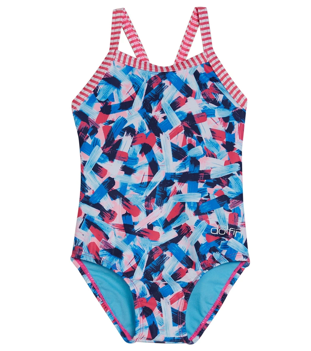 Girls' Pretty Mess One Piece Swimsuit (Toddler) 3 Girls' Pretty Mess One Piece Swimsuit (Toddler)
