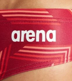 Arena Men's Puzzled Brief Swimsuit -TYR Sales 7468254298280 redredmulti 5a