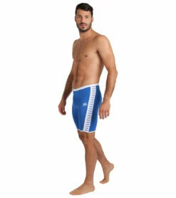 Arena Men's Icons Solid Jammer Swimsuit -TYR Sales 7468268880040 royalwhite 3a