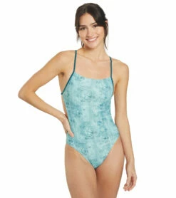 Sporti X Emma Weyant Sand Dollar Lace Taylor One Piece Swimsuit -TYR Sales 7474625740968 sanddollarlace 6a