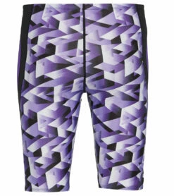 Men's Reliance Molten Print Spliced Jammer Swimsuit -TYR Sales 7480174346408 moltenpurple 3a
