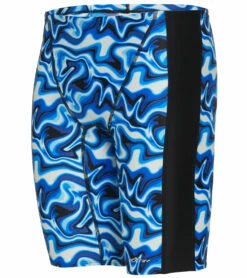 Men's Xtrasleek Surge Print Spliced Jammer Swimsuit