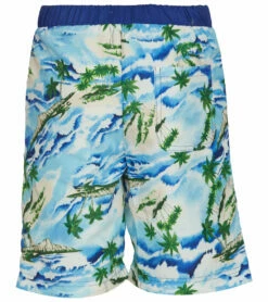 Boys' Vintage Surf Swim Trunks (Little Kid, Big Kid) 5 Boys' Vintage Surf Swim Trunks (Little Kid, Big Kid) -TYR Sales 7484313501864 blue 2a