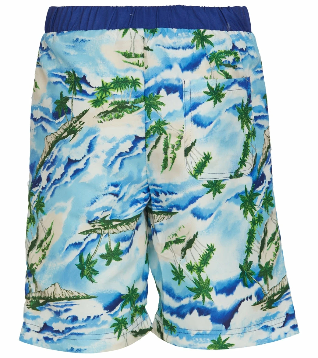 Boys' Vintage Surf Swim Trunks (Little Kid, Big Kid) 4 Boys' Vintage Surf Swim Trunks (Little Kid, Big Kid) - Image 2