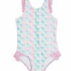 Girls' Bubbly Mermaid One Piece Swimsuit (Baby, Toddler)