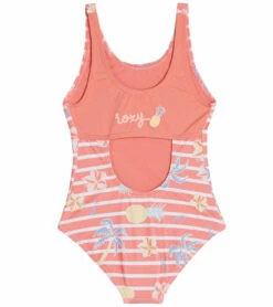 Roxy Girls' Little Pineapple One Piece Swimsuit (Toddler, Little Kid) -TYR Sales 7502958231720 tearoseholidaydreamings 2a