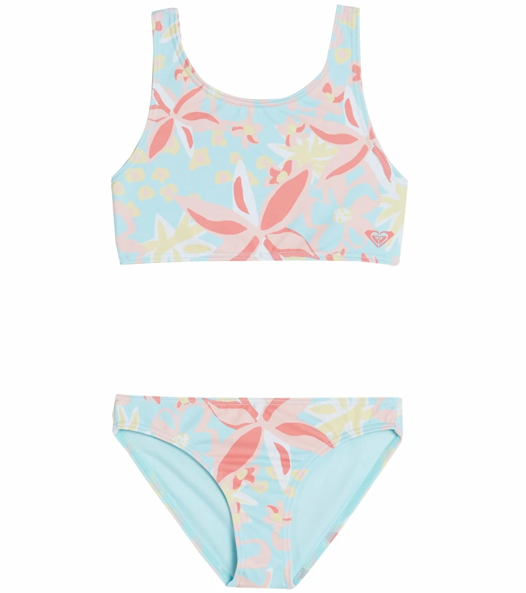 Roxy Girls' Holiday Flower Two Piece Bikini Set (Toddler, Little Kid) 3 Roxy Girls' Holiday Flower Two Piece Bikini Set (Toddler, Little Kid)