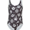 Rip Curl Girls' Low Tide One Piece Swimsuit (Toddler, Little Kid)