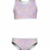 Rip Curl Girls' Low Tide Two Piece Bikini Set (Toddler, Little Kid) -TYR Sales 7506131026088 lilac 1a