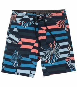 Volcom Boys' Mod Stone Stripe Boardshorts (Toddler, Little Kid)