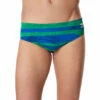 Speedo Men's Contort Stripes Brief Swimsuit -TYR Sales 7510240100520 bluegreen 1a
