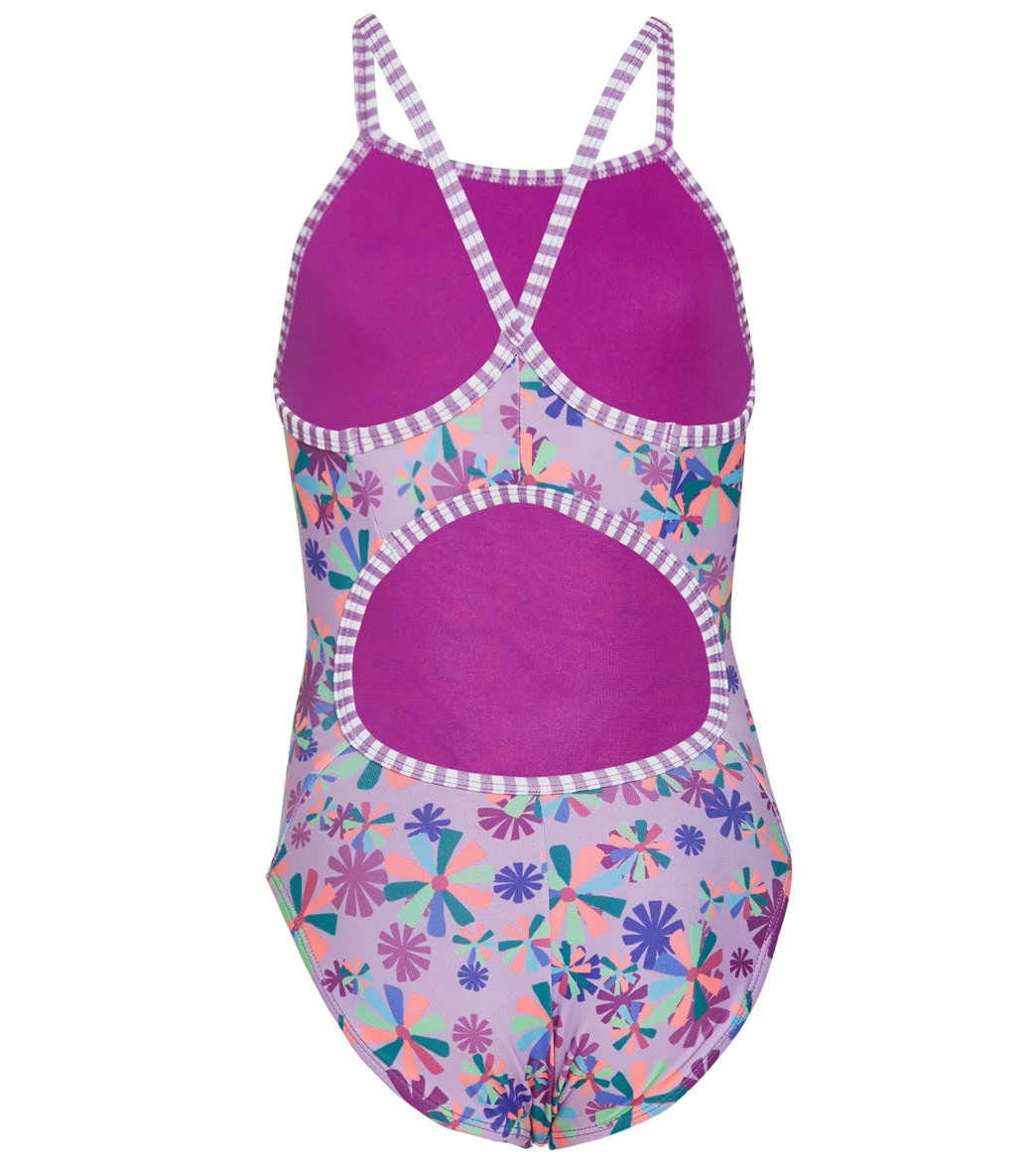 Girls' Pinwheel One Piece Swimsuit (Big Kid) 4 Girls' Pinwheel One Piece Swimsuit (Big Kid) - Image 2