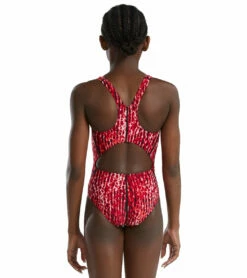 TYR Girls' Atolla Maxfit One Piece Swimsuit 8 TYR Girls' Atolla Maxfit One Piece Swimsuit -TYR Sales 7539508019368 red 3a