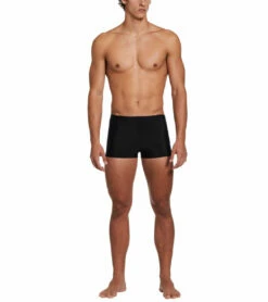 Nike Men's Logo Square Leg Swimsuit -TYR Sales 7547163967656 black 4a