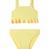Seafolly Girls' Essential Two Piece Bikini Set (Baby, Toddler, Little Kid) -TYR Sales 7547942568104 butter 1a