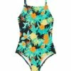 Seafolly Girls' Tropical Nights One Piece Swimsuit (Big Kid)