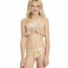 Billabong Girls' Aint She A Beaut Ruffle Two Piece Bikini Set (Little Kid, Big Kid) -TYR Sales 7555257335976 multi 1a
