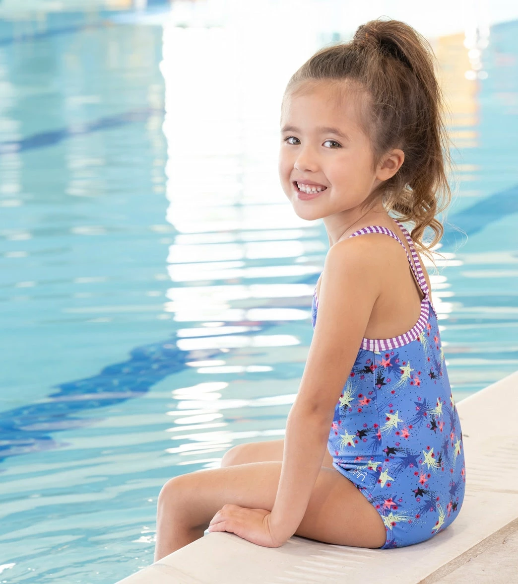 Girls' Print One Piece Swimsuit (Toddler, Little Kid) 5 Girls' Print One Piece Swimsuit (Toddler, Little Kid) - Image 3