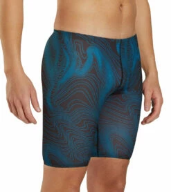 HydroLast Sonar Waves Jammer Swimsuit -TYR Sales 7595539300520 blue 6a