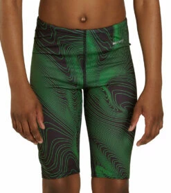 HydroLast Sonar Waves Jammer Swimsuit Youth (22 - 28) -TYR Sales 7595543101608 green 5a