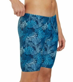 Coral Reef Jammer Swimsuit -TYR Sales 7595551490216 blue 6a