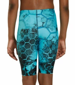 Fenced In Jammer Swimsuit Youth (22 - 28) 13 Fenced In Jammer Swimsuit Youth (22 - 28) -TYR Sales 7595563024552 blue 6a