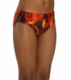 Catalyst Swim Brief Swimsuit Youth (22 - 28) -TYR Sales 7595576721576 redorange 6a