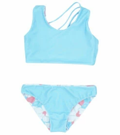 Girls' Summer Sun Reversible Two Piece Bikini Set (Toddler, Little Kid, Big Kid) -TYR Sales 7600911810728 crystalblue 2a