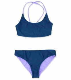 Girls' Waverly Reversible Two Piece Bikini Set (Toddler, Little Kid, Big Kid) -TYR Sales 7600912072872 lavender 3a