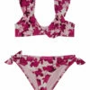 Splendid Girls' Bougainvillea Knot Two Piece Bikini Set (Big Kid) 1 Splendid Girls' Bougainvillea Knot Two Piece Bikini Set (Big Kid) -TYR Sales 7611104821416 garnet 1a