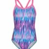 Girls' Animal Ombre Tri Back One Piece Swimsuit (Big Kid)