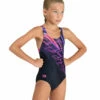Girls' Arena Shading Jr Swim Pro Back L One Piece Swimsuit (Little Kid, Big Kid) 2 Girls' Arena Shading Jr Swim Pro Back L One Piece Swimsuit (Little Kid, Big Kid) -TYR Sales 7626452140200 blackfreakrose 1a