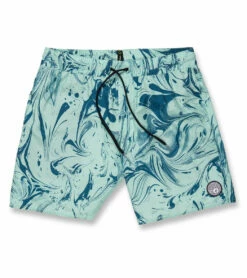 Volcom Men's 17" Center Print Swim Trunks