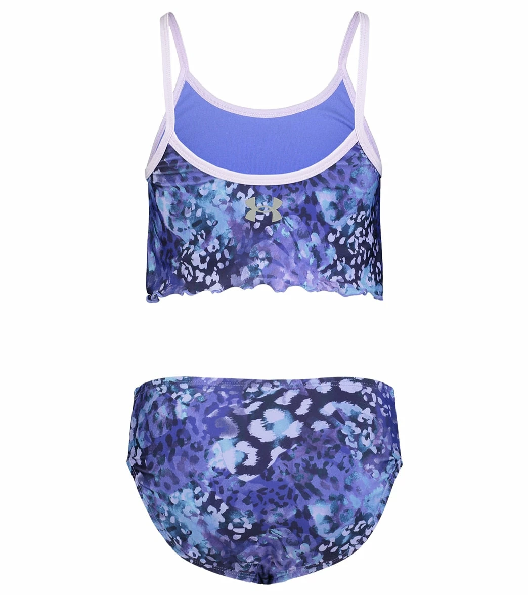 Under Armour Girls' UA Animal Tropic Two Piece Midkini Set (Big Kid) 4 Under Armour Girls' UA Animal Tropic Two Piece Midkini Set (Big Kid) - Image 2