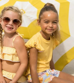 Girls' Boho Tropical Board Shorts (Big Kid) -TYR Sales 7652777427112 blue 5a