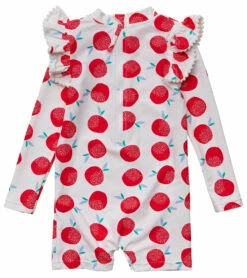 Girls' Juicy Fruit Long Sleeve One Piece Swimsuit (Baby) 8 Girls' Juicy Fruit Long Sleeve One Piece Swimsuit (Baby) -TYR Sales 7652778344616 blue 2a