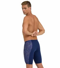 Arena Men's Kikko Pro Jammer Swimsuit -TYR Sales 7658029613224 navynavymulti 2a