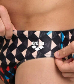 Arena Men's Carnival Brief Swimsuit -TYR Sales 7658034987176 blackmulti 4a
