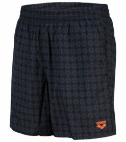 Arena Men's 50th Anniversary Beach Boxer Shorts 16 Arena Men's 50th Anniversary Beach Boxer Shorts -TYR Sales 7658040066216 blackmultiblackwhite 7a