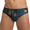 Arena Men's Slow Motion Brief Swimsuit -TYR Sales 7658047504552 blackmulti 1a
