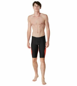 Speedo Men's Eco Splice Jammer Swimsuit -TYR Sales 7714328412328 teamred 4a