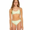 Volcom Girls' Like Daisy Two Piece Bikini Set (Big Kid) 1 Volcom Girls' Like Daisy Two Piece Bikini Set (Big Kid) -TYR Sales 7756380799144 sage 1a