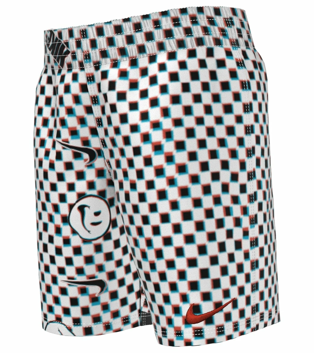Nike Boys' Smile Check Swim Trunks (Little Kid) 4 Nike Boys' Smile Check Swim Trunks (Little Kid) - Image 2