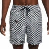 Nike Men's Smiles Check Swim Trunks 2 Nike Men's Smiles Check Swim Trunks -TYR Sales 7761615618216 black 1a